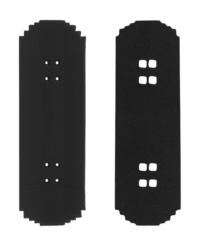 Teak Tuning Fingerboard Pixelated Poly Deck, "Battle Pass Black" - 32mm x 100mm