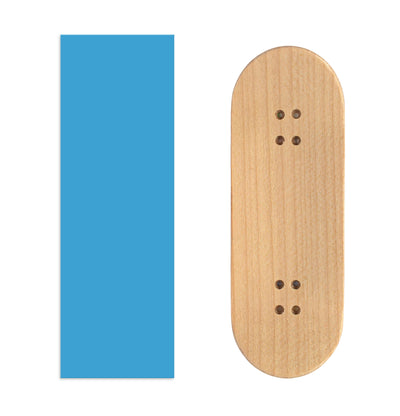 Teak Tuning Teak Swap Fingerboard Deck & ColorBlock Wrap - "Blue Harbor" - 32mm x 97mm