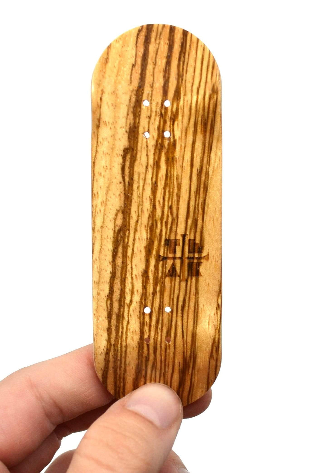 Teak Tuning PROlific Wooden Fingerboard Deck, "Zebrawood" - 32mm x 97mm