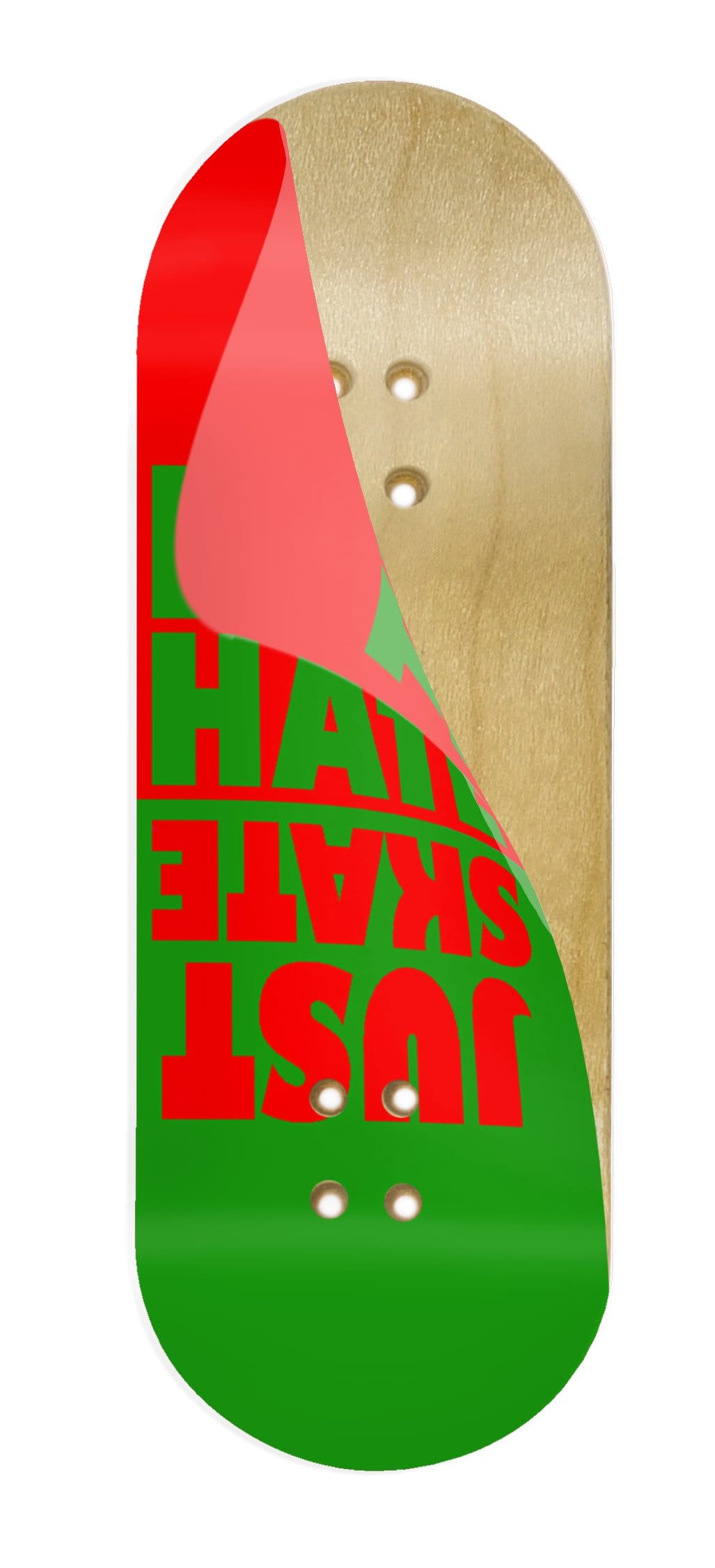 Teak Tuning Limited Edition "Don't Hate, Just Skate" Deck Graphic Christmas Wrap - 35mm x 110mm