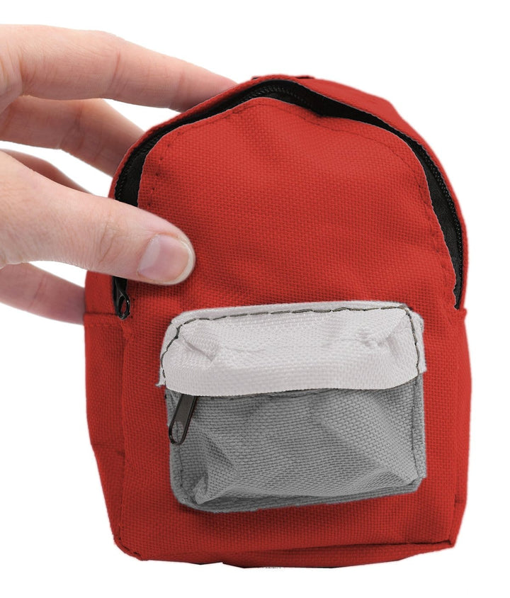 Teak Tuning Mini Fingerboard Travel Backpack Case - Red Red