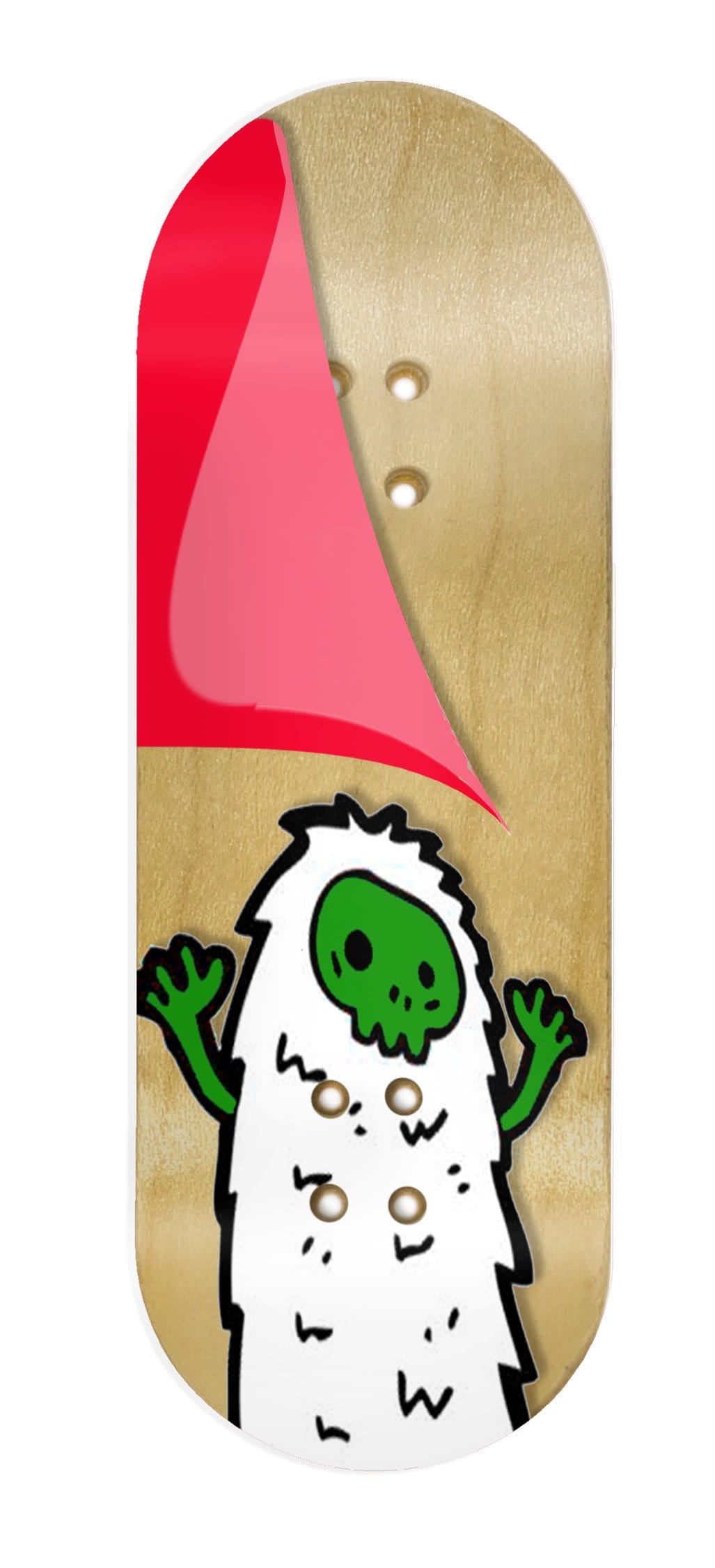 Teak Tuning Limited Edition "Christmas Yeti" Deck Graphic Christmas Wrap (Transparent Background) - 35mm x 110mm