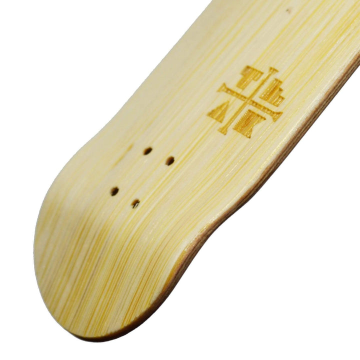 Teak Tuning PROlific Wooden Fingerboard Deck, "Bamboo Samurai" - 32mm x 97mm