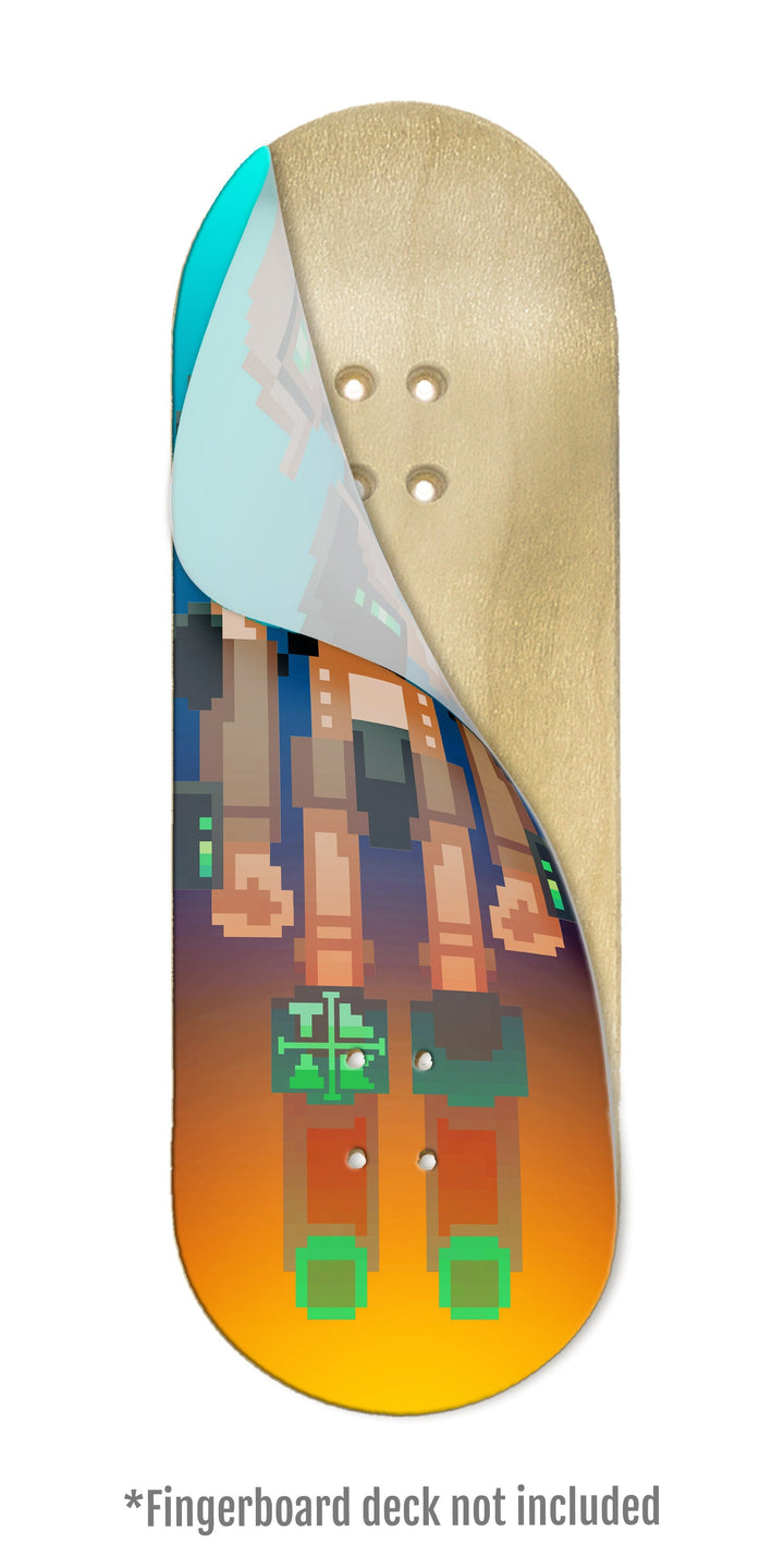 Teak Tuning "Teaktron" Artist Collaboration Deck Graphic Wrap - 35mm x 110mm