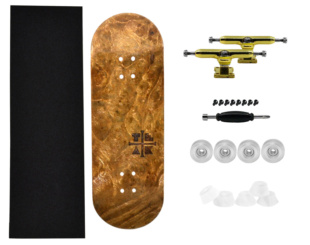  Teak Tuning Prolific Pre-Assembeld Complete Fingerboard with  Prodigy Trucks, 32mm - Cloud Nine - Upgraded Components, Locknuts, Bearing  Wheels - Pro Board Shape & Size : Toys & Games