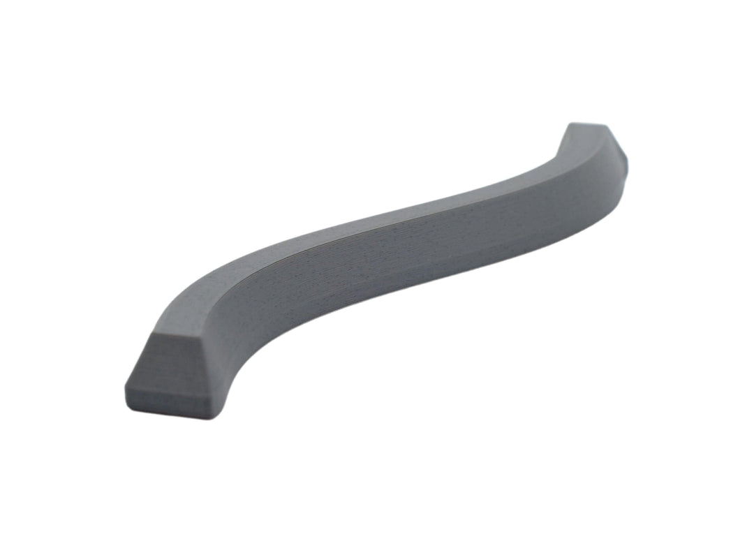 Teak Tuning Poly Ramp Parking Curb, S-Shaped "Concrete Grey" Edition - 7 Inch