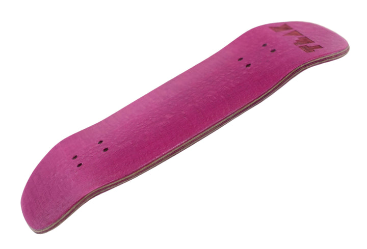 Teak Tuning PROlific Wooden 5 Ply Fingerboard Boxy Deck 32x96mm - Pink Flamingo - with Color Matching Mid Ply