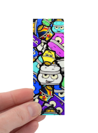 Teak Tuning "Bubble Bushing Collage" Deck Graphic Wrap - 35mm x 110mm