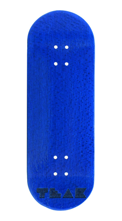 Teak Tuning PROlific Wooden 5 Ply Fingerboard Deck 32x95mm - Blizzard Blue - with Color Matching Mid Ply