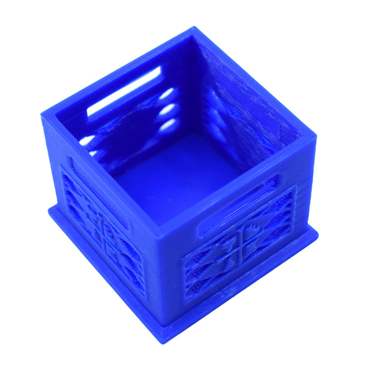Teak Tuning Fingerboard Stacking Milk Crate - 1.4" x 1.6" - Blue