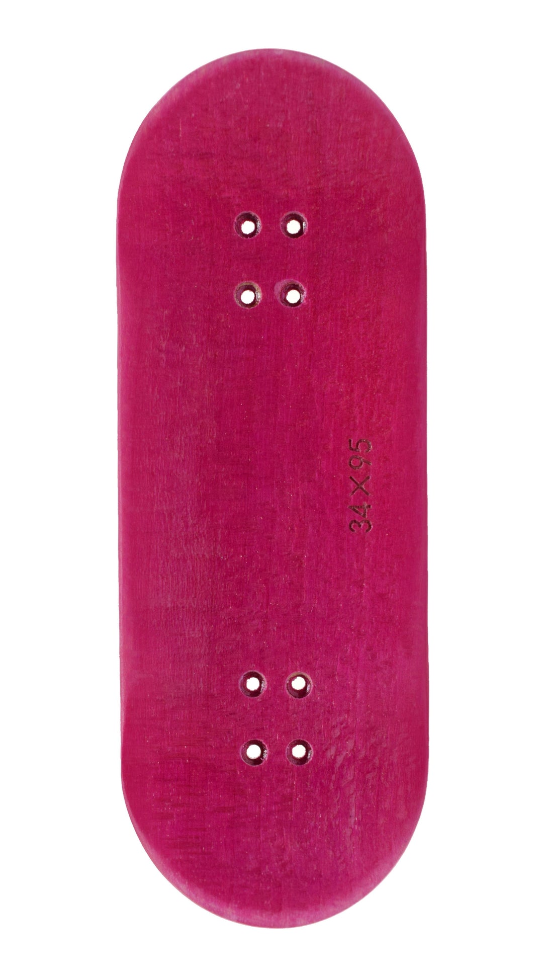 Teak Tuning PROlific Wooden 5 Ply Fingerboard Deck 34x95mm - Pink Flamingo - with Color Matching Mid Ply