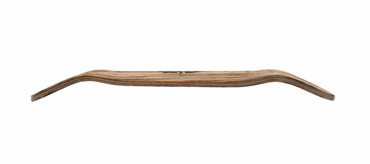 Teak Tuning Carlsbad Cruiser Wooden Fingerboard Deck, "Zebrawood" - 34mm x 100mm