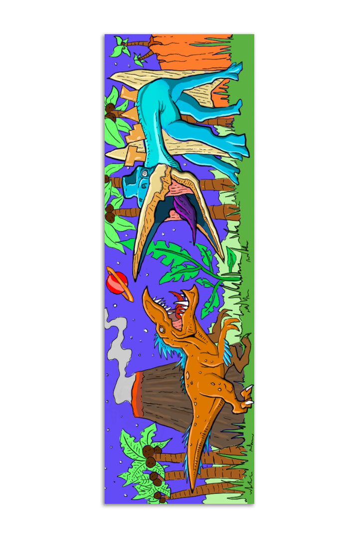 Teak Tuning "Chilla'Saurus" Teak Team Rider Collaboration Deck Graphic Wrap - 35mm x 110mm