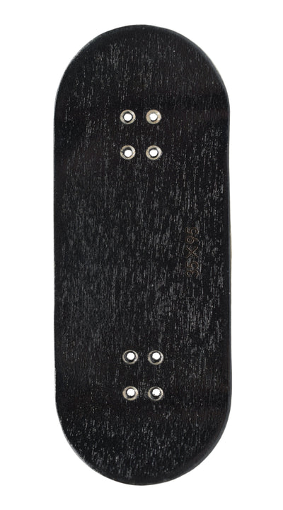 Teak Tuning PROlific Wooden 5 Ply Fingerboard Deck 35x95mm - Black Mamba - with Color Matching Mid Ply