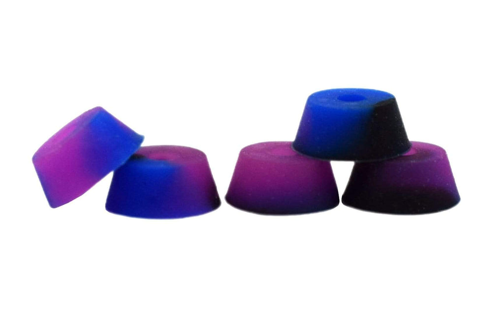 Teak Tuning Bubble Bushings Pro Duro Series | Teak Team Signature Waves Swirl | Inspired By Waves.fb | Extra Loose (51A) | Individually Shaped | Compatible With All Standard Fingerboard Axles