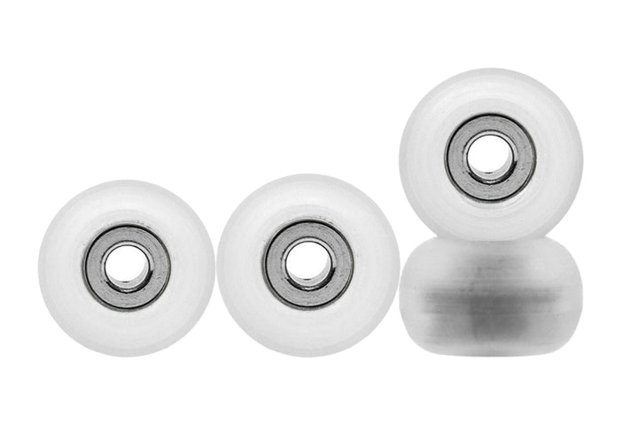 Teak Tuning Eco 85D CNC Poly Wheels - Rounded Shape - Clear Colorway