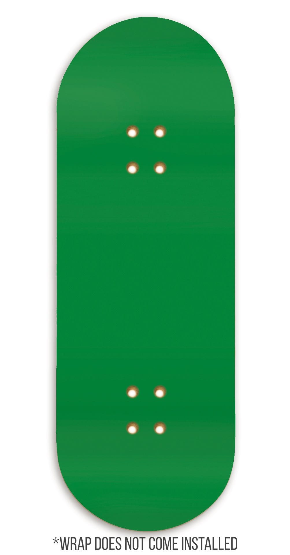 Teak Tuning Teak Swap Fingerboard Deck & ColorBlock Wrap - "Lucky Green" - 32mm x 97mm