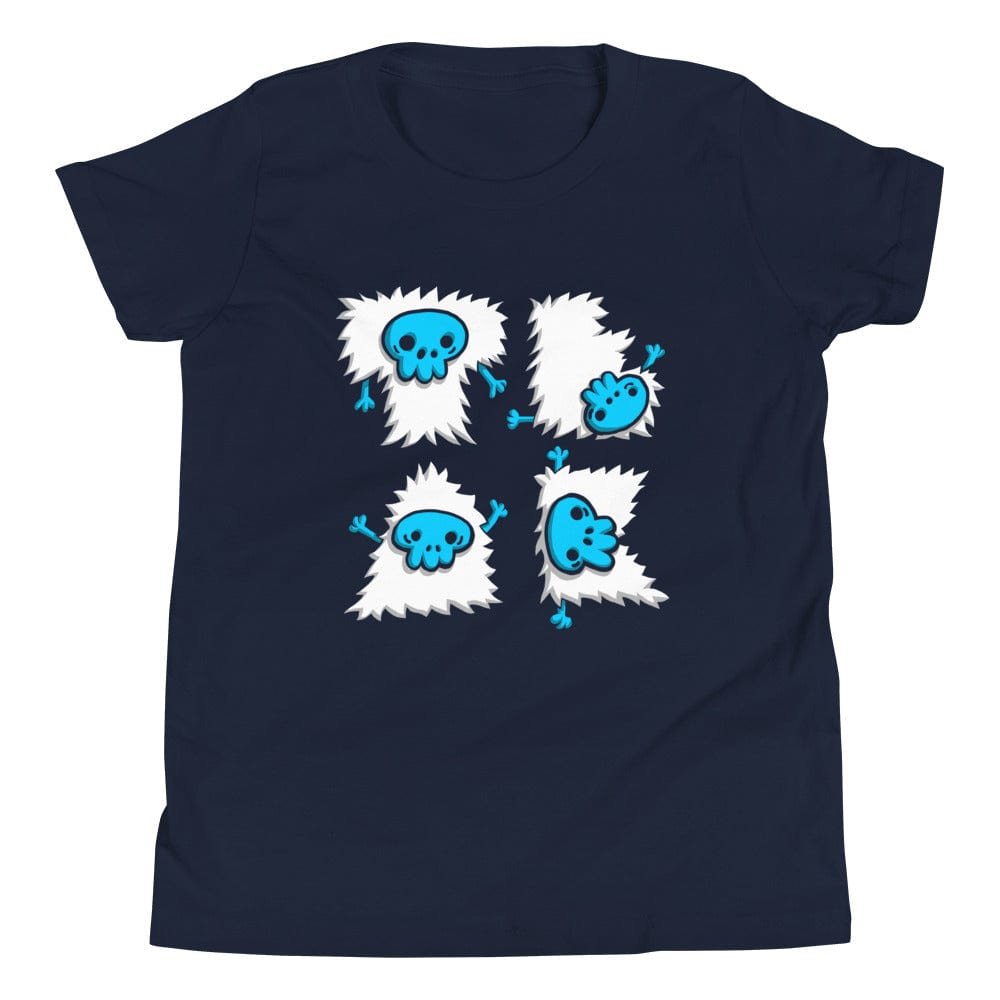 Teak Tuning Pro Fingerboards Teak Yeti Logo Kids T-Shirt Navy / S