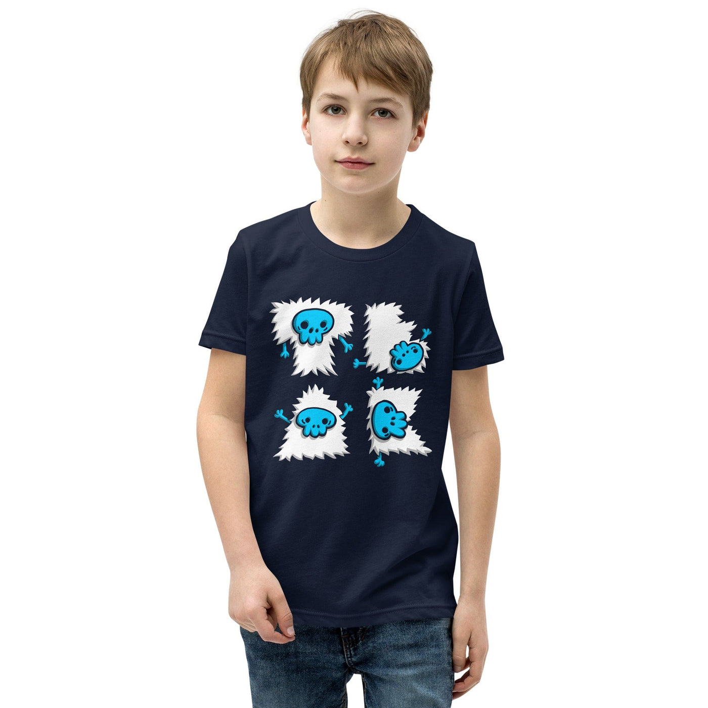 Teak Tuning Pro Fingerboards Teak Yeti Logo Kids T-Shirt