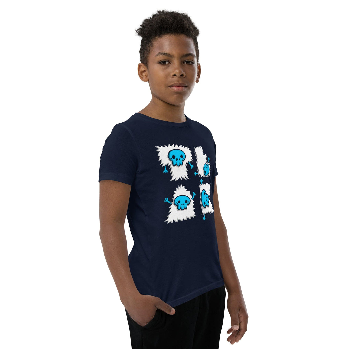 Teak Tuning Pro Fingerboards Teak Yeti Logo Kids T-Shirt