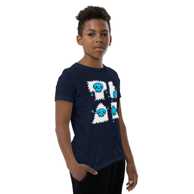 Teak Tuning Pro Fingerboards Teak Yeti Logo Kids T-Shirt