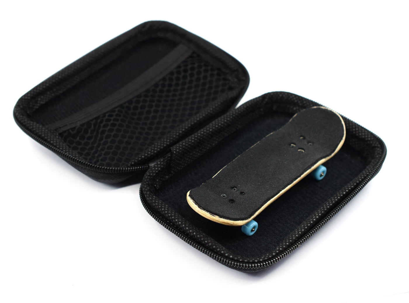 Teak Tuning Mini Fingerboard Travel Carry Case - Black
