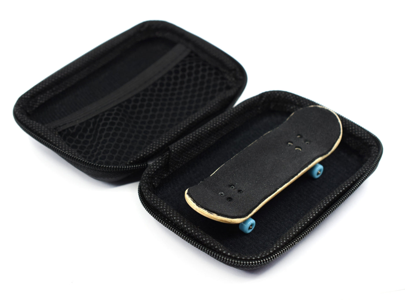 Teak Tuning Mini Fingerboard Travel Carry Case - Blue