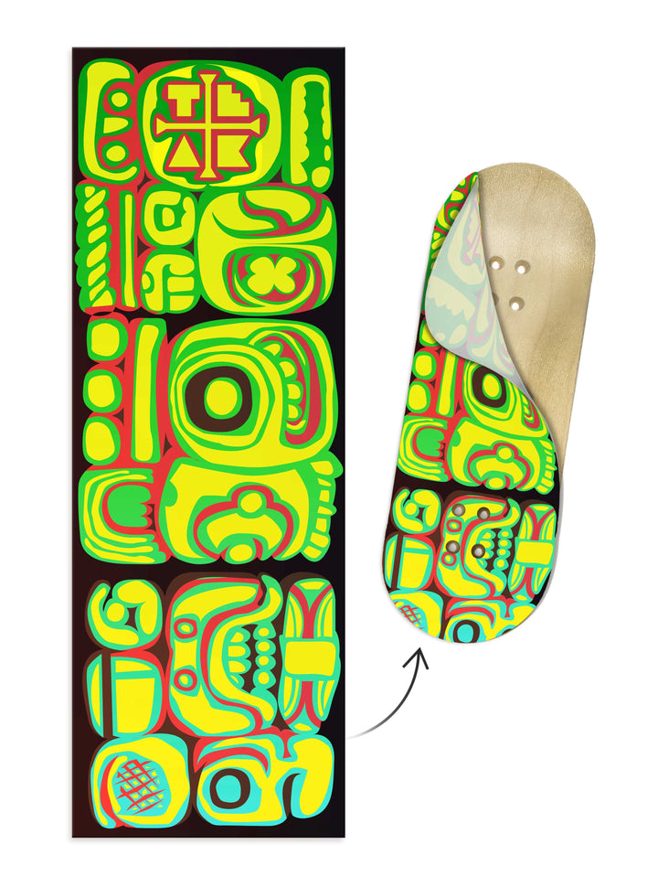 Teak Tuning "Hunab Ku" Artist Collaboration Deck Graphic Wrap - 35mm x 110mm