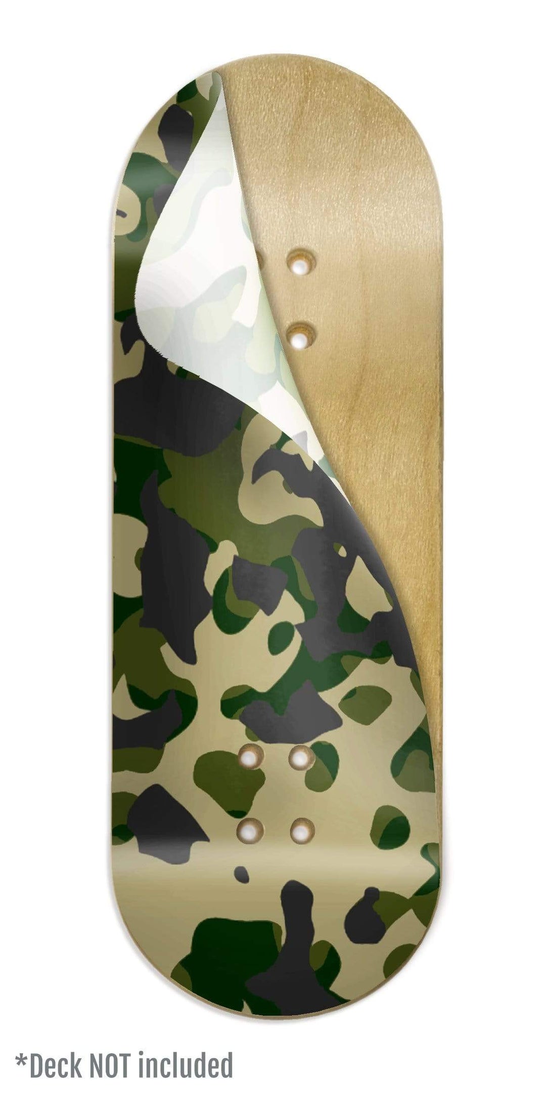 Teak Tuning "Hidden Camo Colorway" ColorBlock Fingerboard Deck Wrap - 35mm x 110mm