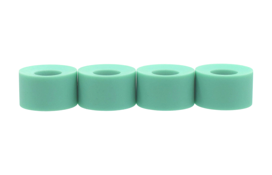 Teak Tuning Apex 71D Urethane Fingerboard Wheels, Cruiser Style, Bowl Shaped - with Premium ABEC-9 Stealth Bearings - Mint Colorway - Set of 4