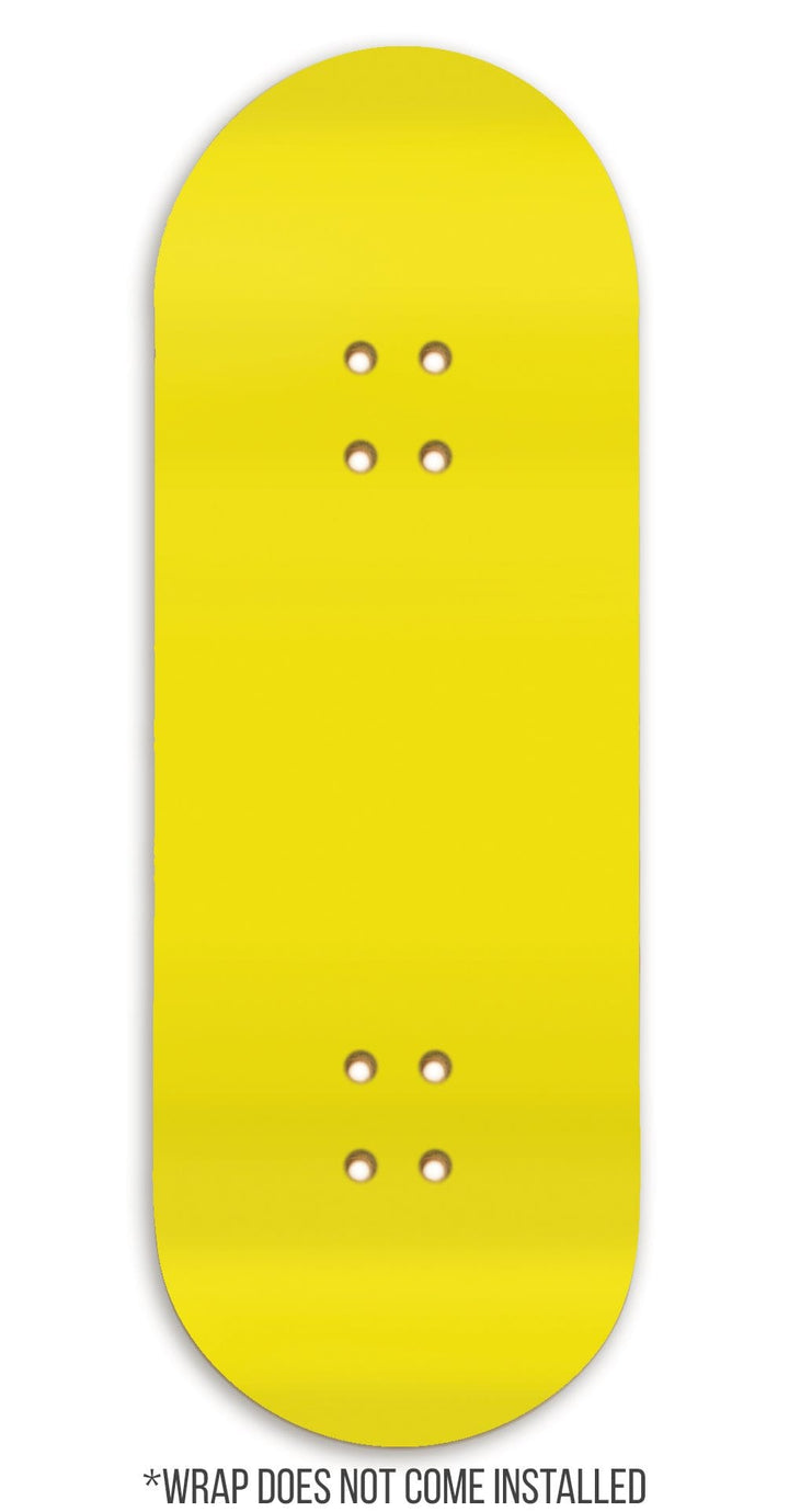 Teak Tuning Teak Swap Fingerboard Deck & ColorBlock Wrap - "Lemonade" - 32mm x 97mm