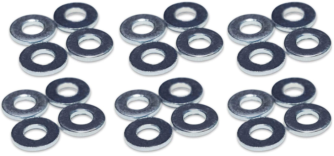 Teak Tuning Fingerboard Washers, Stainless Steel, Standard Size (Pack of 24) - Teak Tuning 24 Pack