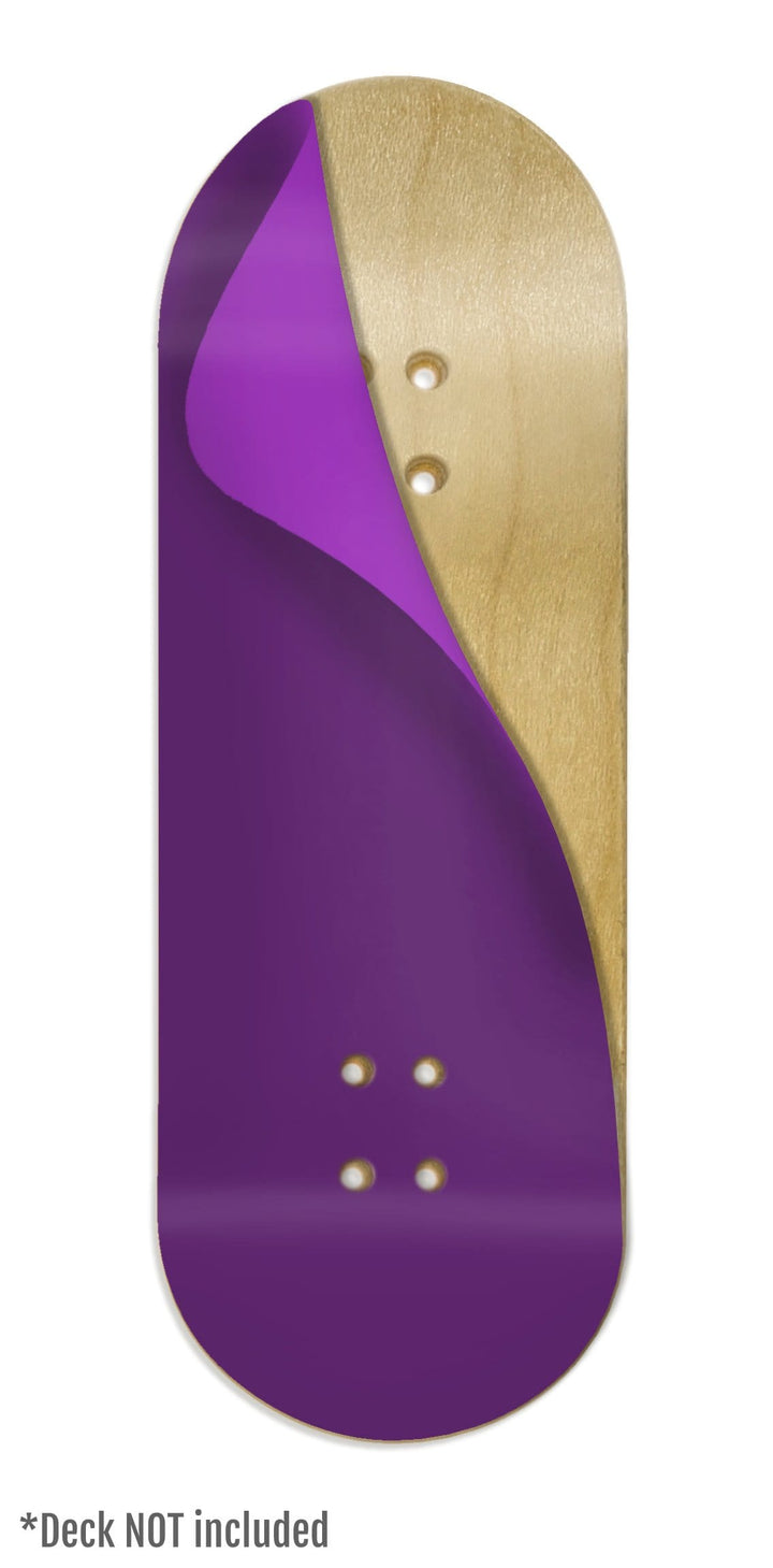 Teak Tuning "Purple Orchid Colorway" ColorBlock Fingerboard Deck Wrap - 35mm x 110mm