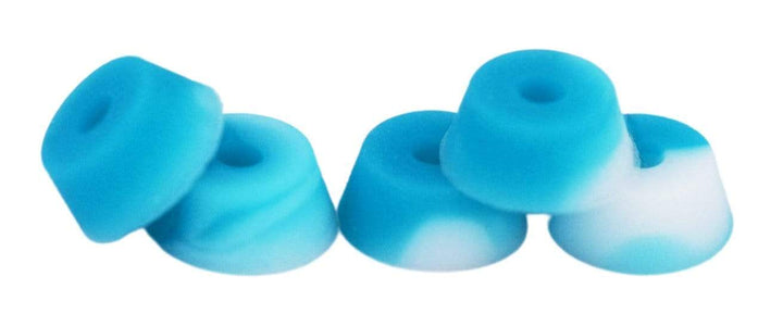 Teak Tuning Bubble Bushings Pro Duro Series - Multiple Durometers - Teal and White Swirl 61A
