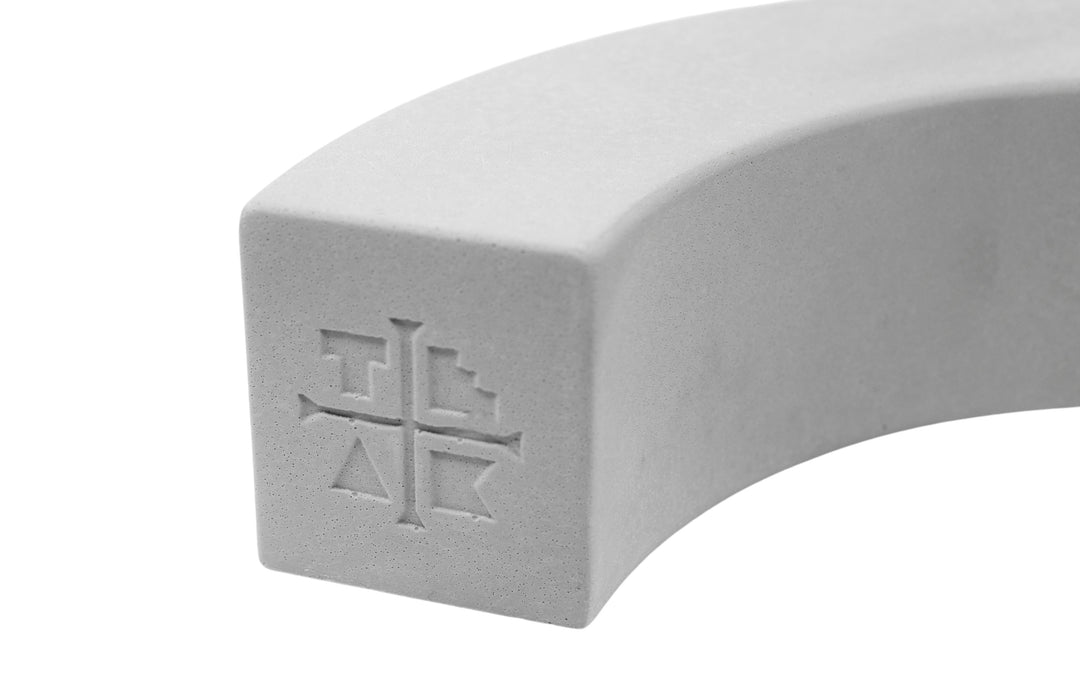 Teak Tuning Monument Series Concrete 90° Loaf Obstacle - 6.5" Long, 2" Tall - "Sterling Gray" Colorway