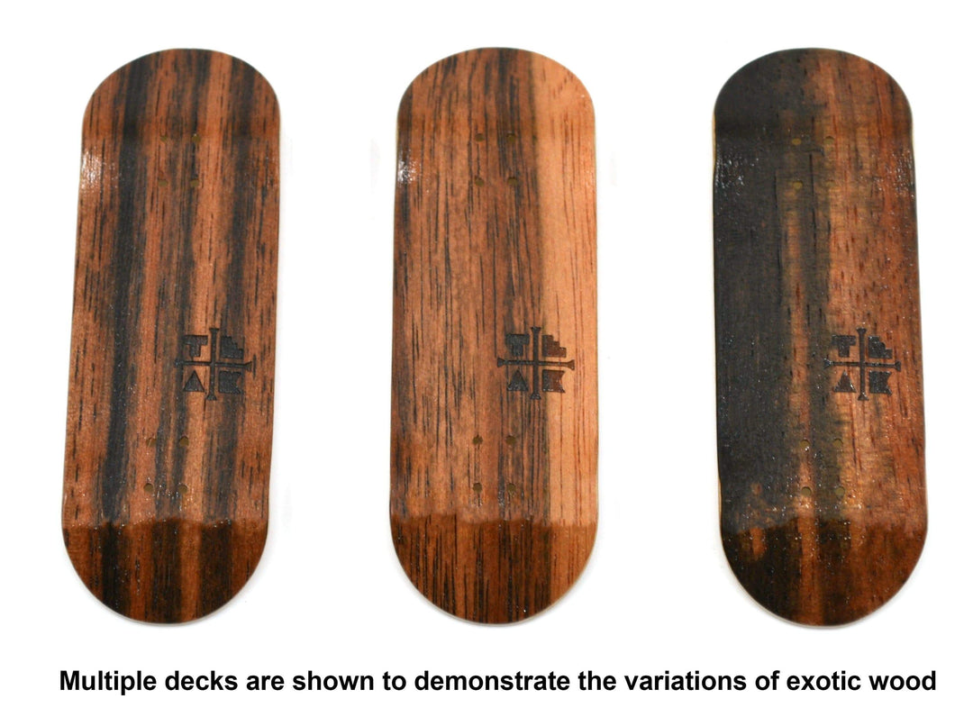 Teak Tuning PROlific Wooden Fingerboard Deck, "Two Tone" - 32mm x 97mm